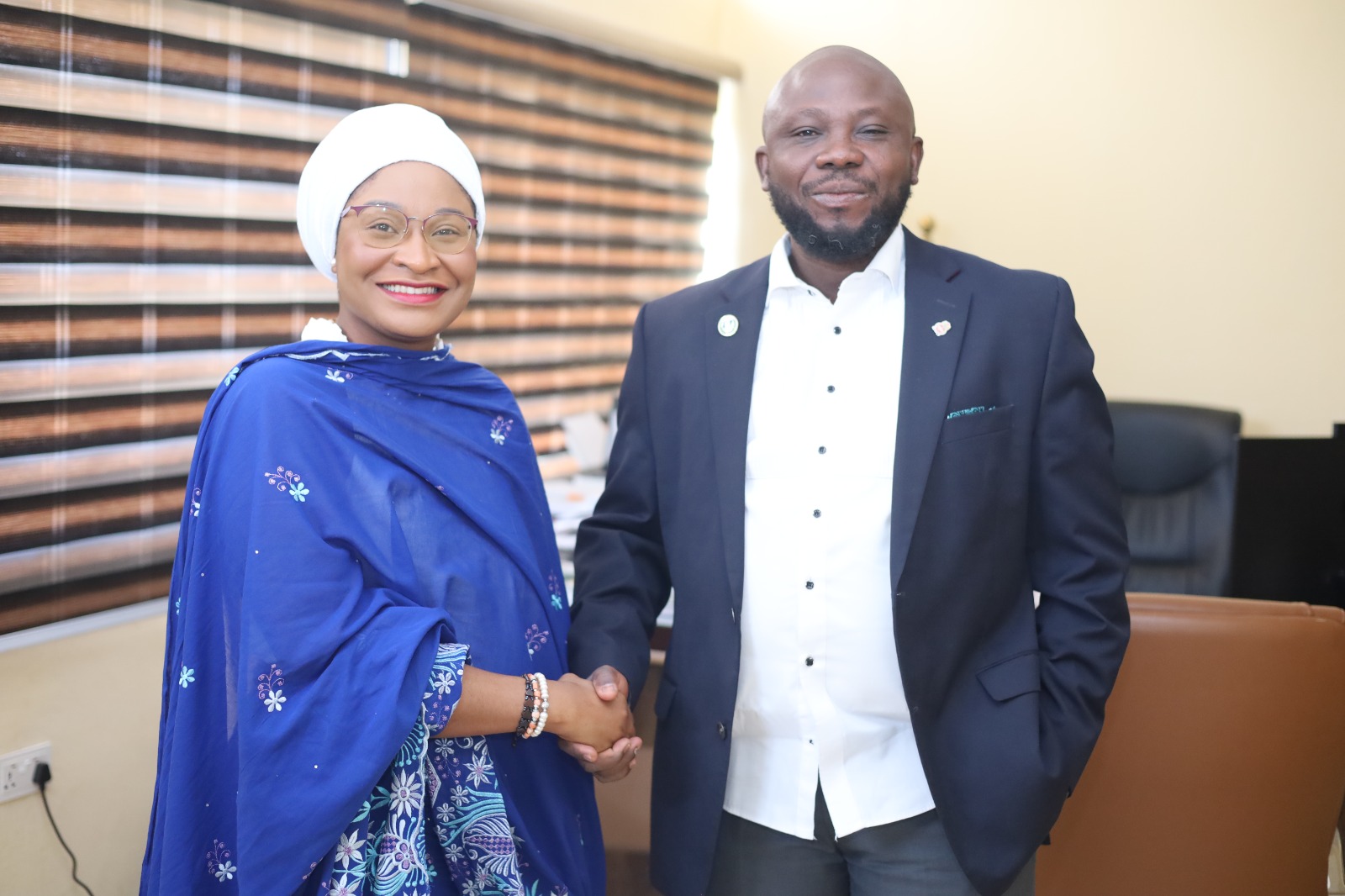 Her Royal Majesty, Queen Khadijat Abdulkadir, Visits CPN Registrar, Adebayo Adegbiji,
